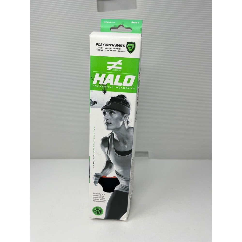 Unequal Halo 3.0 Protective Soccer Headband Black Youth Size 1 6mm 6MBHLBK-S
